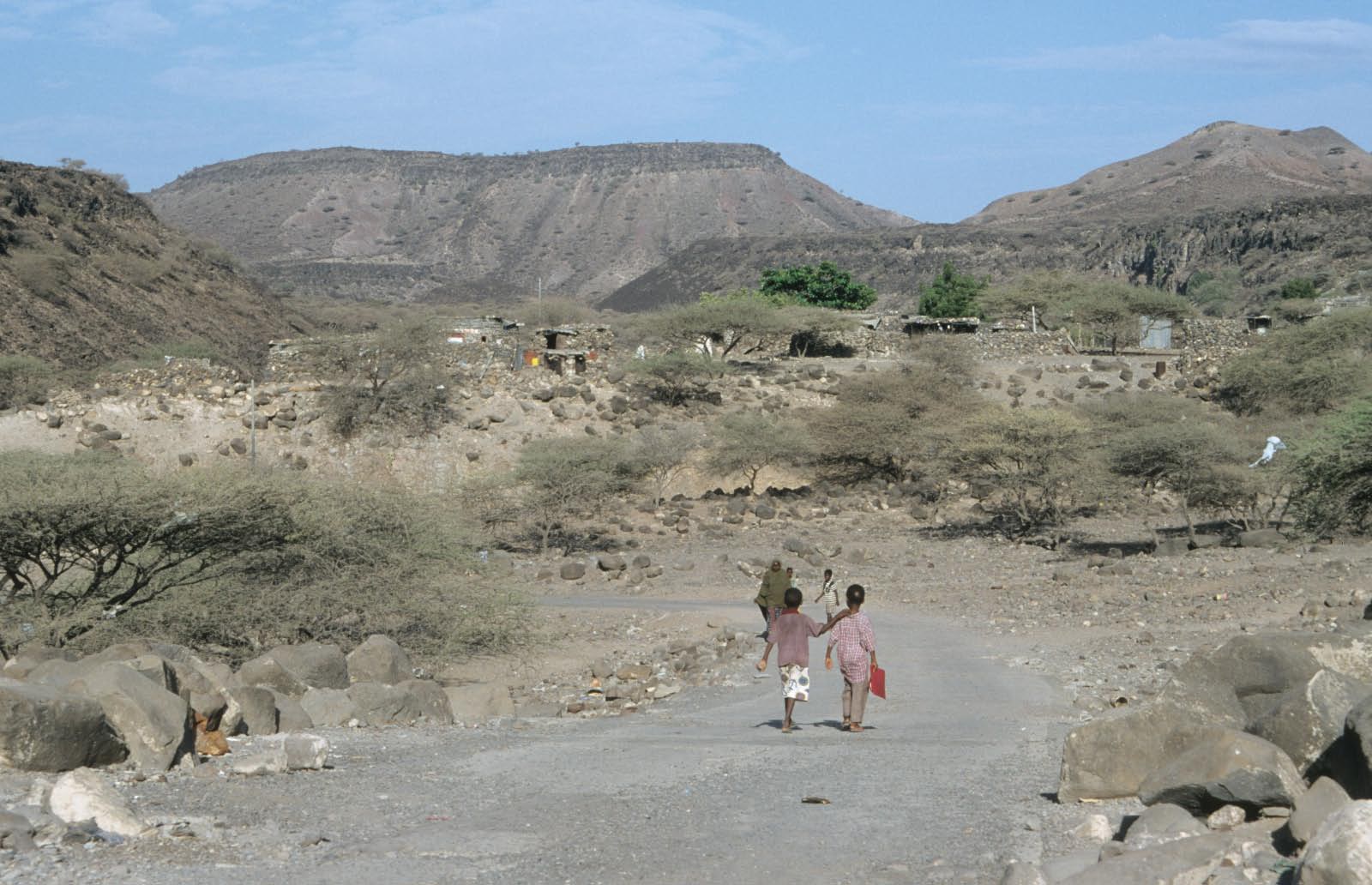 Afar des régions désertiques de l'est de la corne de l'Afrique