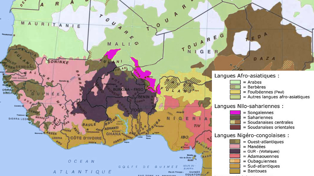 langues et ethnies de l'Afrique de l'Ouest