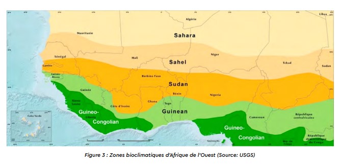 géographie climatique de l’Afrique ouest 