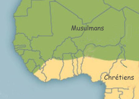 principales religions en Afrique de l'Ouest