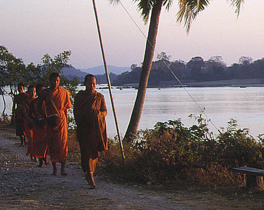 le long du Mékong au Laos