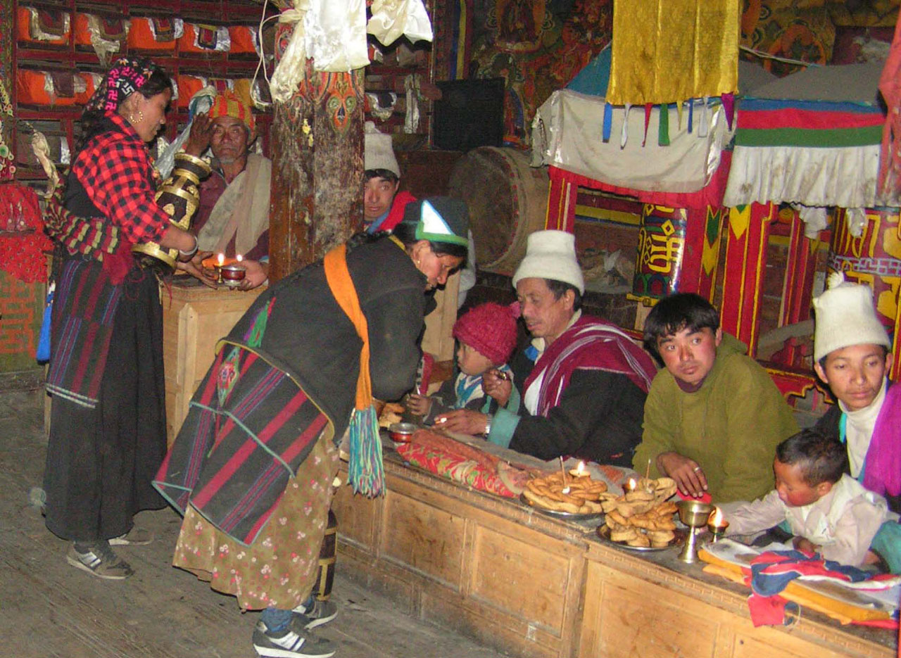 Fête de l'orge au Langtang, chez des Bhotia