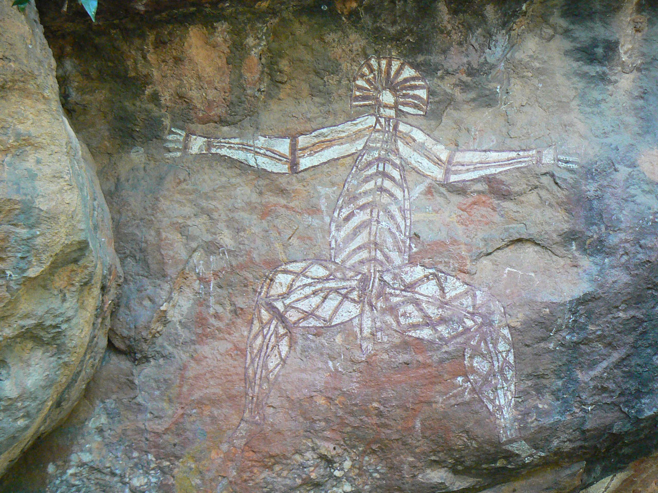 peintures aborigène au parc de  Kakadu